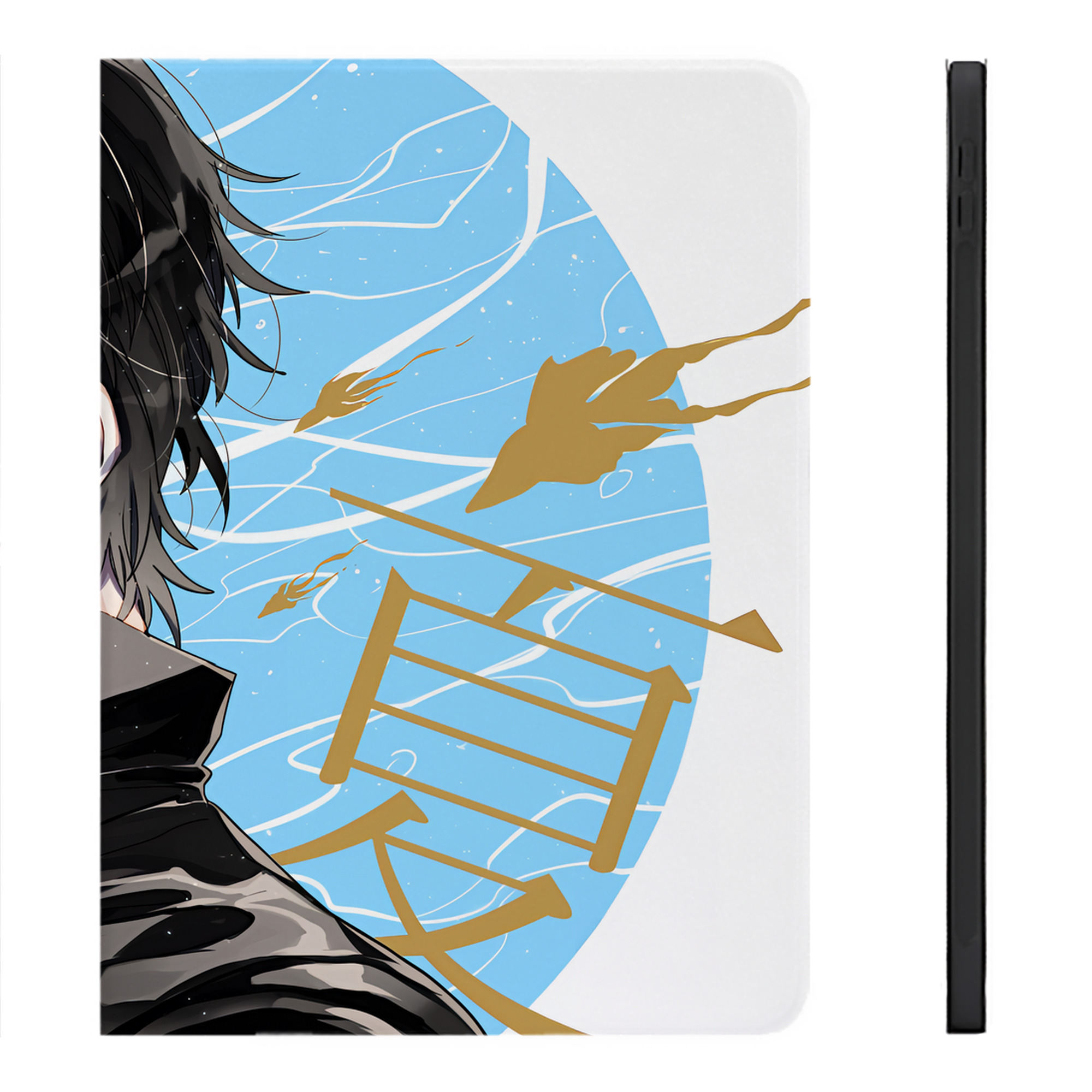 （画像用） 文豪ストレイドッグス Bungo Stray Dogs IPadケース ペンホルダー付き ブックスタイルデザイン